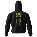 Beat Me Outta Me Nirvana Black Zip-Up Hoodie