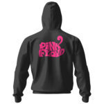 Classic Pink Floyd Logo Black Zip-Up Hoodie