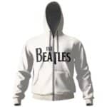 Classic The Beatles Band Drawing Zip-Up Hoodie