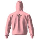 Heart-Shaped Tracks Nirvana Pink Zip Hoodie
