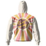 Here Comes The Sun Retro Colors Art Zip Hoodie
