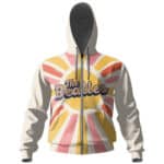 Here Comes The Sun Retro Colors Art Zip Hoodie