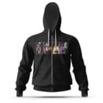 Iconic Band The Beatles Drawing Zipper Hoodie