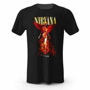 In Utero Nirvana Album Flame Angel Art Shirt