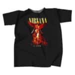 In Utero Nirvana Album Flame Angel Art Shirt