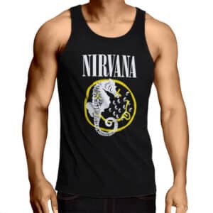 In Utero Nirvana Album Seahorse Logo Tank Top