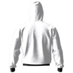 John Lennon Drawing Art White Zip-Up Hoodie