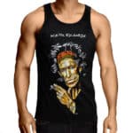 Keith Richards Band Guitarist Black Tank Top