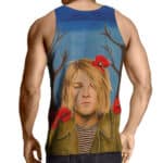 Kurt Cobain Drawing Tribute Artwork Singlet