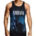 Kurt Cobain Galaxy Artwork Nirvana Tank Top