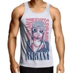 Kurt Cobain Nirvana Typographic Art Tank Top