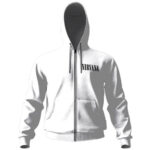 Kurt Cobain Nirvana Vocalist White Zip Hoodie
