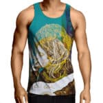 Kurt Cobain Smoking Painting Art Muscle Shirt