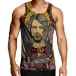 Kurt Cobain Tattoo Art All Apologies Tank Top