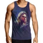 Kurt D Cobain Painting Art Nirvana Tank Shirt