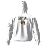 Monster Rock Band Nirvana Logo Zip-Up Hoodie
