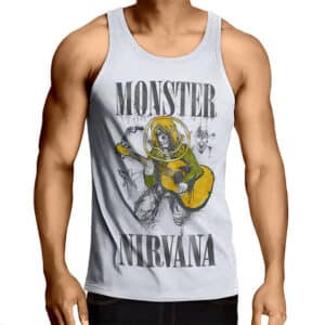 Monster Skeleton Nirvana Kurt Cobain Tank Top