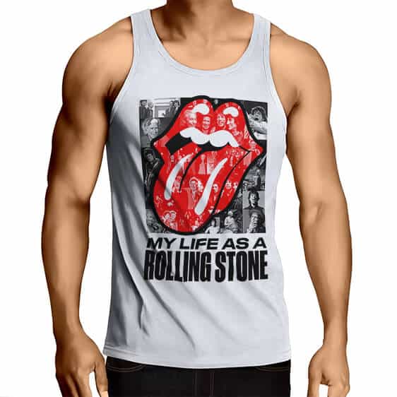 My Life As A Rolling Stones White Muscle Shirt