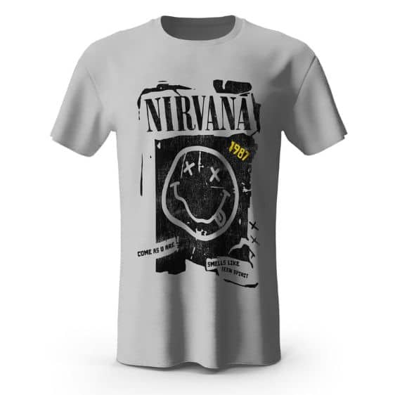 Nirvana 1987 Come As You Are Poster T-shirt