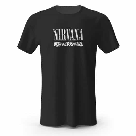 Nirvana Album Nevermind Silhouette Art T-shirt