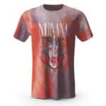 Nirvana Butterfly Electric Guitar Flame Shirt