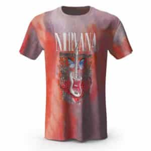 Nirvana Butterfly Electric Guitar Flame Shirt