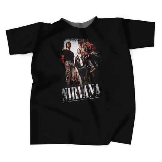 Nirvana City Alley Poster Grunge Cover Tee