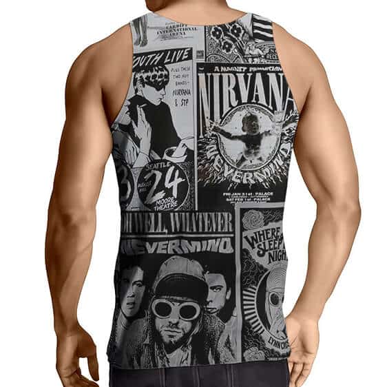 Nirvana Classic Band Poster Collage Tank Top