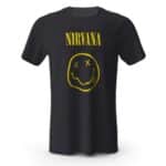 Nirvana Corporate Rock Whores Smiley Logo Tee