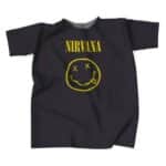 Nirvana Corporate Rock Whores Smiley Logo Tee