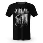 Nirvana In Utero Concert Black & White Shirt