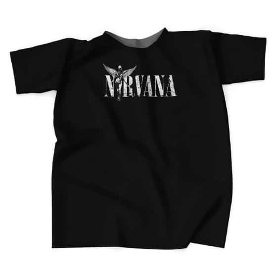 Nirvana In Utero Minimalist Angel Logo Tee