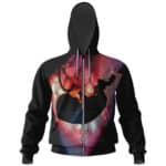 Nirvana In Utero Silhouette Art Zip-Up Hoodie