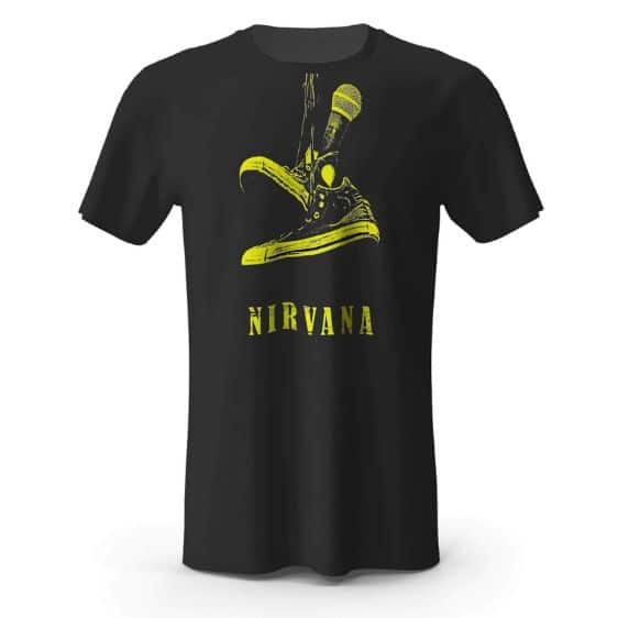 Nirvana Kurt Cobain Converse Shoes Art Shirt
