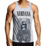 Nirvana Kurt Cobain Monochrome Art Tank Shirt