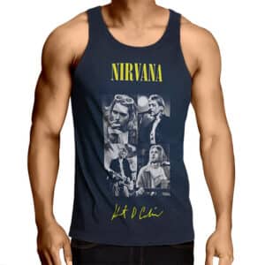 Nirvana Kurt Cobain Photo Art Muscle Shirt