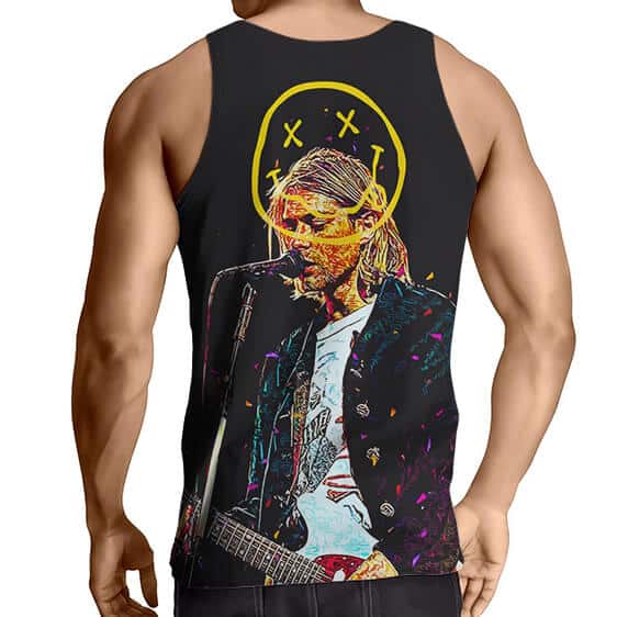 Nirvana Kurt Cobain Singing Pastel Tank Shirt