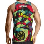 Nirvana Kurt Cobain Trippy Artwork Tank Shirt