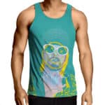 Nirvana Kurt Cobain Vibrant Neon Art Tank Top