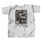 Nirvana Lifticket Band Poster Grunge Art Tee
