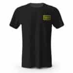 Nirvana Logo On A Head Fan Art Black T-shirt