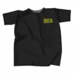 Nirvana Logo On A Head Fan Art Black T-shirt