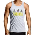 Nirvana Members Hit Songs Skeleton Art Singlet