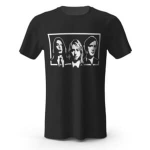 Nirvana Members Kurt Dave & Krist Frame Shirt