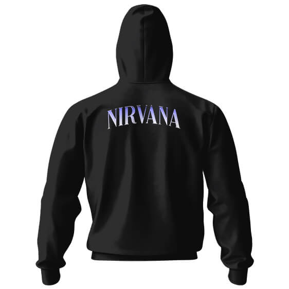 Nirvana Members Silhouette Art Zipper Hoodie