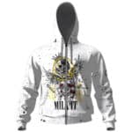 Nirvana Milk It Skull Art Grunge Zipper Hoodie