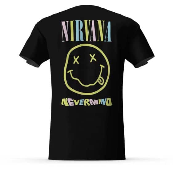 Nirvana Nevermind Multicolor Logo Art T-shirt