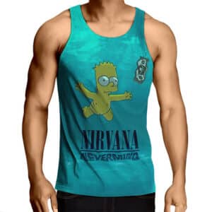 Nirvana Nevermind Simpsons Parody Tank Top