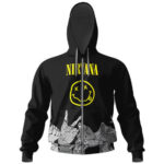 Nirvana Unusual Hand Art Design Zipper Hoodie