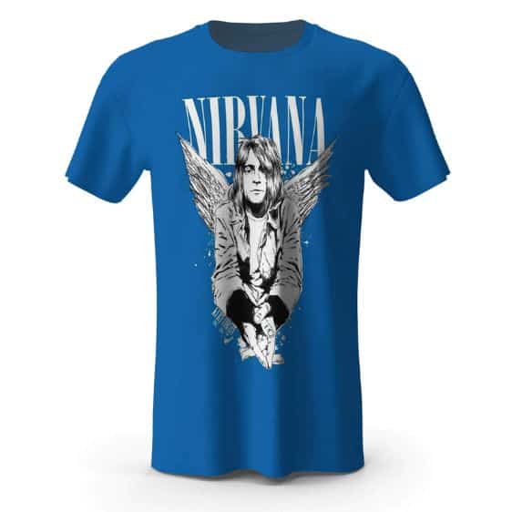Nirvana's Kurt Cobain Angel Tribute Art Shirt